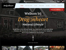 Tablet Screenshot of dragonheart.nl